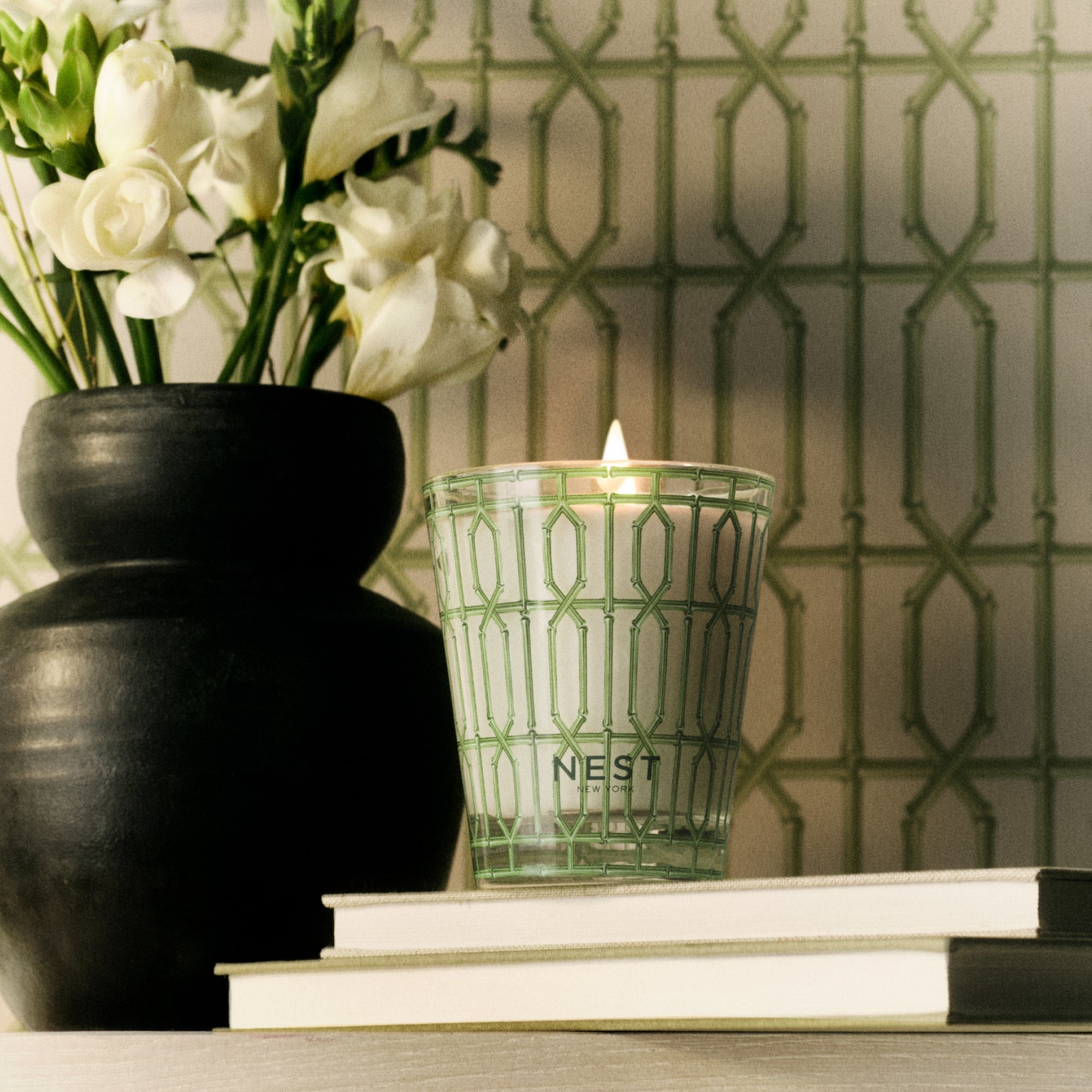 DENIS WICK HT 3C ほぼ新品！ Amazon.com: NEST New York Scented 3-Wick Candle, Santorini Olive