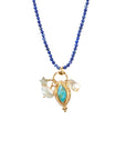 NG-15131LQ Lapis Mix - TAVI CHARM NECKLACE LAPIS MIX Necklaces Chan Luu