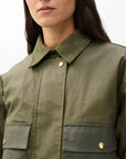 Nonie 2-In-1 Cotton Jacket Olive Outerwear - Longsleeve rag & bone