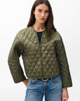 Nonie 2-In-1 Cotton Jacket Olive Outerwear - Longsleeve rag & bone