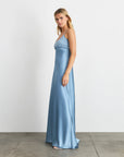 Ophelia Dress Shadow Blue