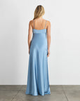 Ophelia Dress Shadow Blue