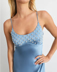 Ophelia Dress Shadow Blue