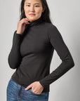 Turtleneck Black Tops - Turtleneck Lilla P