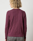 Long Sleeve Crewneck Merlot Tops - Tees Lilla P