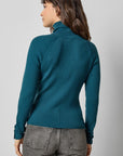 Slim Rib Turtleneck Deep Sea Tops - Turtleneck Lilla P