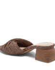 Pedro Raffia Sandal Brown Sandals - Heeled Sandals Silent D