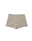 Summer Terry Short Stripe Cobalt Sugar Shorts perfectwhitetee