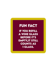 1 Glass Coaster