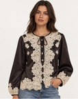 Lucine Top Equestrian Brown