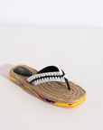 Lou Raffia Off White Shoes - Sandals - Flat Sandals De Siena