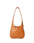 Petit Bando Medium Woven Diagonal Natural Hobo & Shoulder Clare V.