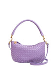 Petit Moyen Messenger Medium Woven Diagonal Jacaranda Crossbody Clare V.