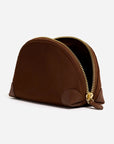 Half Moon Pouch Espresso Cosmetic Stoney Clover Lane