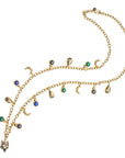 Protect Double Wrap Charm Necklace