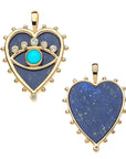 Protect Queen of Heart Pendant 16-18" Classic Rolo Necklaces Jane Win