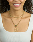 Lucky Starry Horseshoe Pendant 16-18" Classic Rolo Necklaces Jane Win