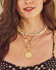 Love Carved Glass Pendant 16-18" Classic Rolo Necklaces Jane Win