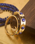 Forever Time Flies Bangle Lapis and Malachite Bracelets Jane Win