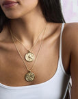 Peace Original Pendant Coin 16-18" Classic Rolo Necklaces Jane Win
