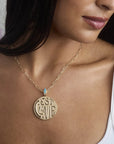 JW x LA VIE Signature Disk Pendant Necklaces Jane Win