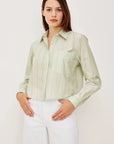 Ramy Top Leon Stripe Tops - Button Down Rails