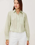 Ramy Top Leon Stripe Tops - Button Down Rails
