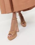 Rivka Leather Knot Platform Sandal Dune Sandals - Heeled Sandals Loeffler Randall