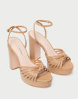 Rivka Leather Knot Platform Sandal Dune Sandals - Heeled Sandals Loeffler Randall