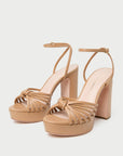 Rivka Leather Knot Platform Sandal Dune Sandals - Heeled Sandals Loeffler Randall