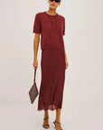 Roman Sweater Crimson Sweater - Cardigans Rails