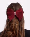 Houston Bow Hair Clip Red Multi Beauty & Hair Mignonne Gavigan