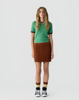 Rib Ringer Tee Highland/Fig Sweater - Crewneck Guest in Residence