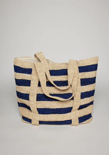 The Original Traveler Bag Navy Stripe