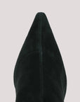 Jade Stretch Suede Boot Black Knee High Boots Cinq A Sept