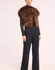 Kira Vest Dark Brown