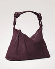 Siena Hobo Bag Plum Suede