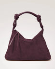 Siena Hobo Bag Plum Suede Hobo & Shoulder Rails