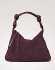 Siena Hobo Bag Plum Suede