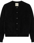 Brushed Cardigan Black Sweater - Cardigans Jumper 1234