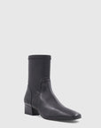 Stassi Ankle Boot Black Leather Boots - Booties Aquatalia