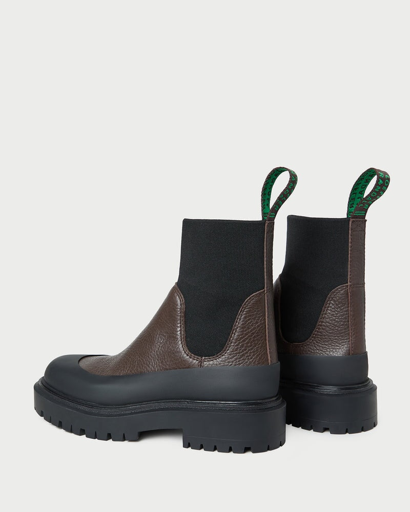 Suri Leather Lug Boot Tomorrow – Peter Kate