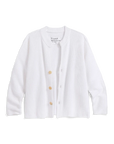 Montecito Cardigan White Sweater - Cardigans Frank & Eileen