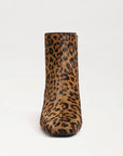 Paige Ankle Bootie Leopard Brahma Hair Leather Boots - Booties Sam Edelman