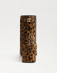 Paige Ankle Bootie Leopard Brahma Hair Leather Boots - Booties Sam Edelman