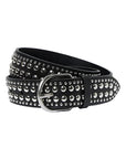Isaac Studded Belt Black/Silver Belts Loeffler Randall