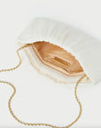 Brit Flat Pleated Clutch Pearl Clutch Loeffler Randall