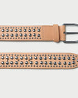 Isaac Studded Belt Honey/Silver Belts Loeffler Randall