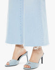 The Twister Ankle Fray Cowabunga Denim - Flare & Wide Leg Mother