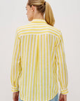 Charli Button-Down Daffodil Stripe Tops - Button Down Rails
